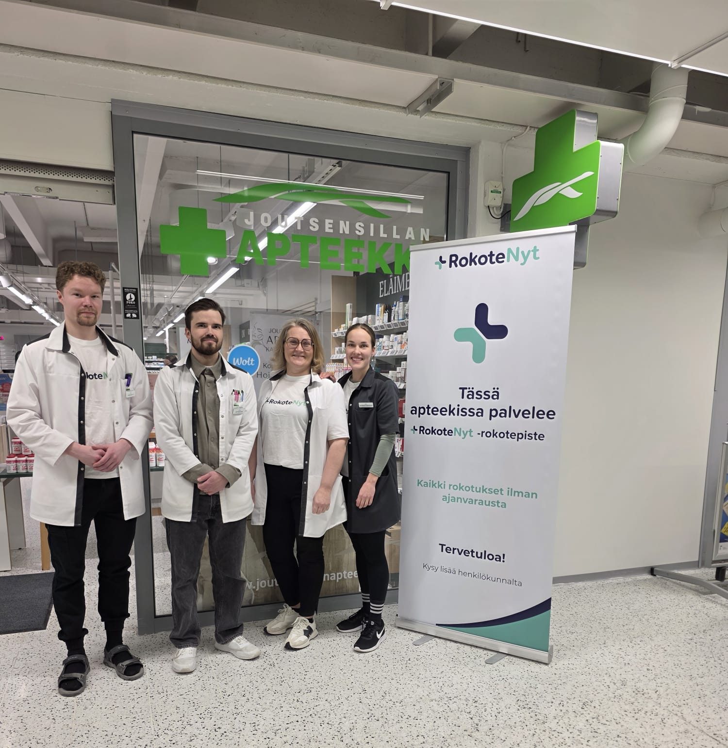 RokoteNytin toimipiste avattiin Ouluun – palvelemme NYT myös Joutsensillan apteekissa