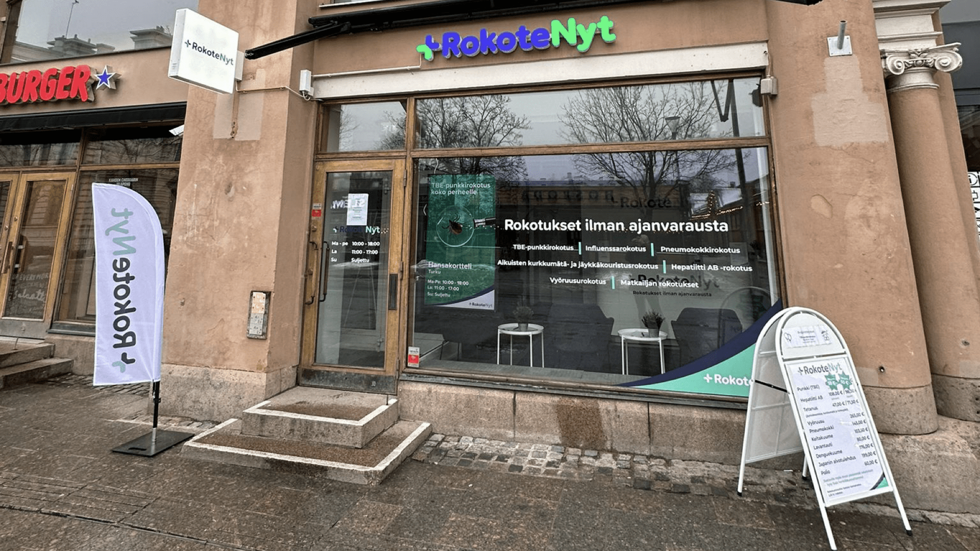 RokoteNyt avaa Rokoteklinikan Turun Hansakortteliin 2.3.2026!