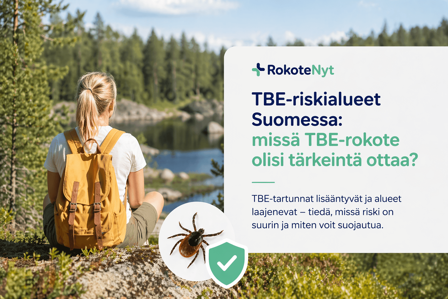 TBE-riskialueet Suomessa: missä TBE-rokote olisi tärkeintä ottaa?